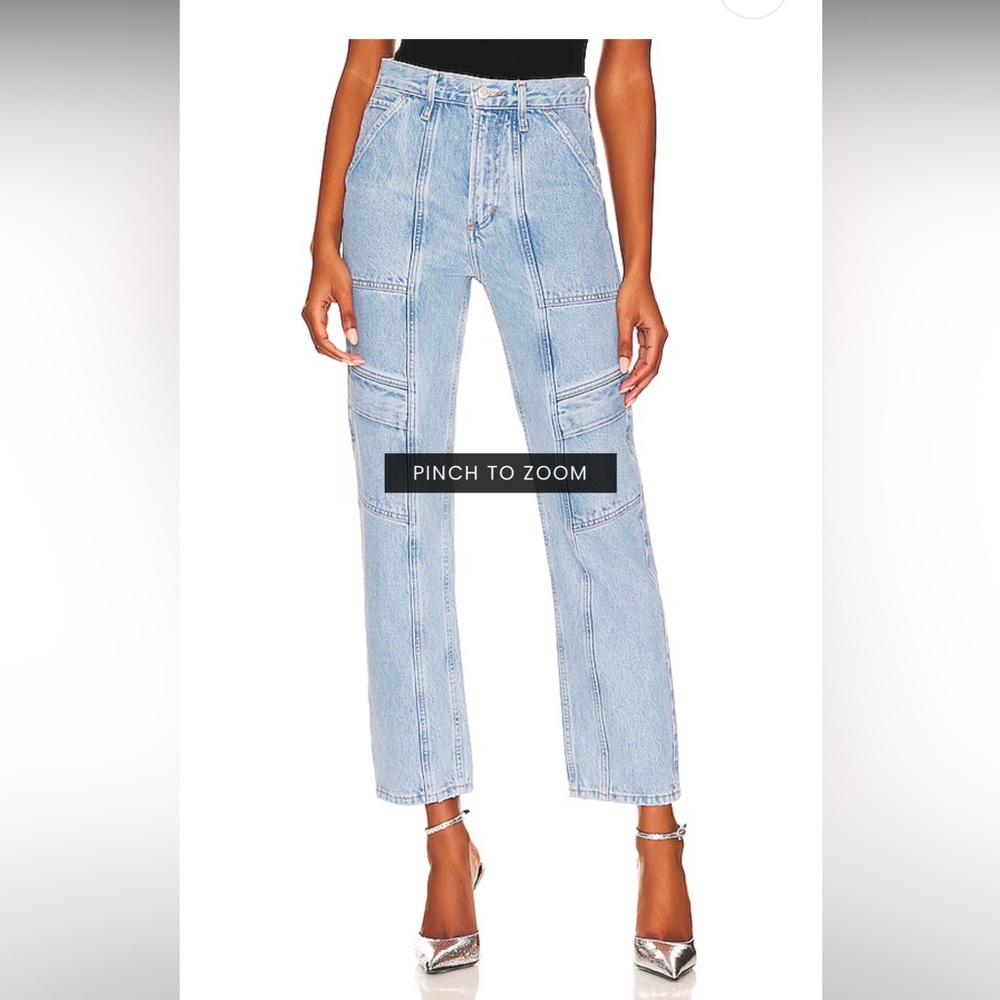 🩵 Agolde Cooper Cargo Jeans in Rank wash